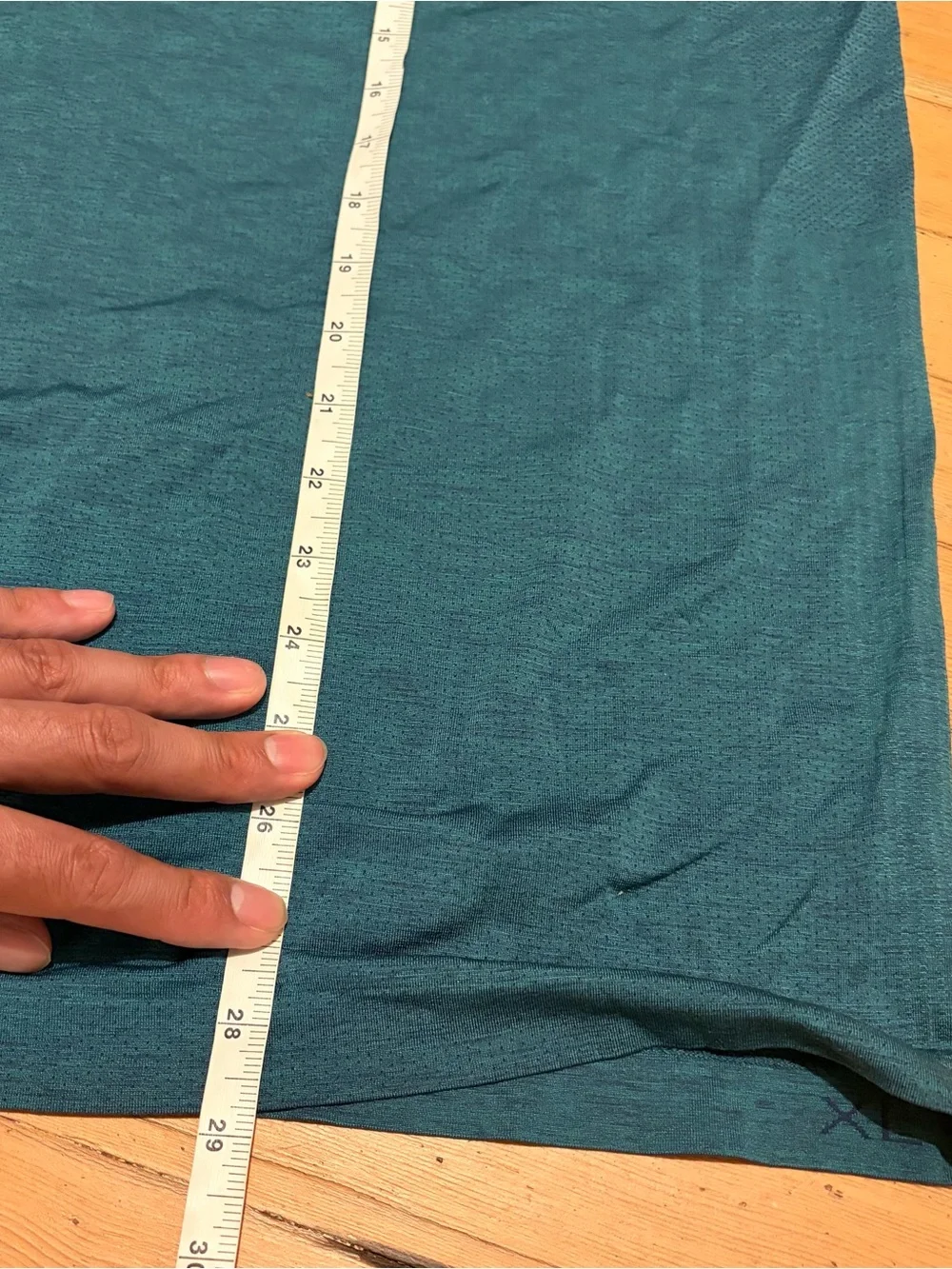 Lululemon Metal Vent Tech Shirt Men's XL teal green Performance short sleeve